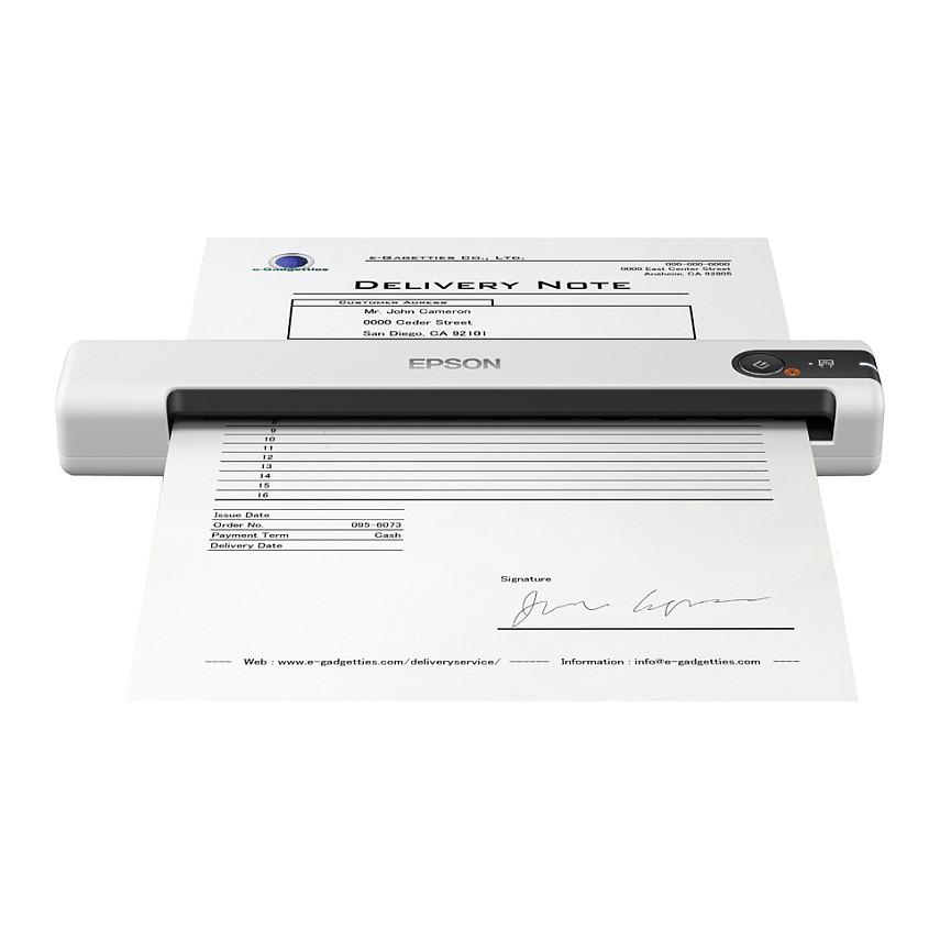 Skaner Dore Epson WorkForce DS-70 / A4 / CIS / 600 × 600 DPI / 5.5 sek./faqe / USB 2.0 / 270 g - Bardhë/Zezë