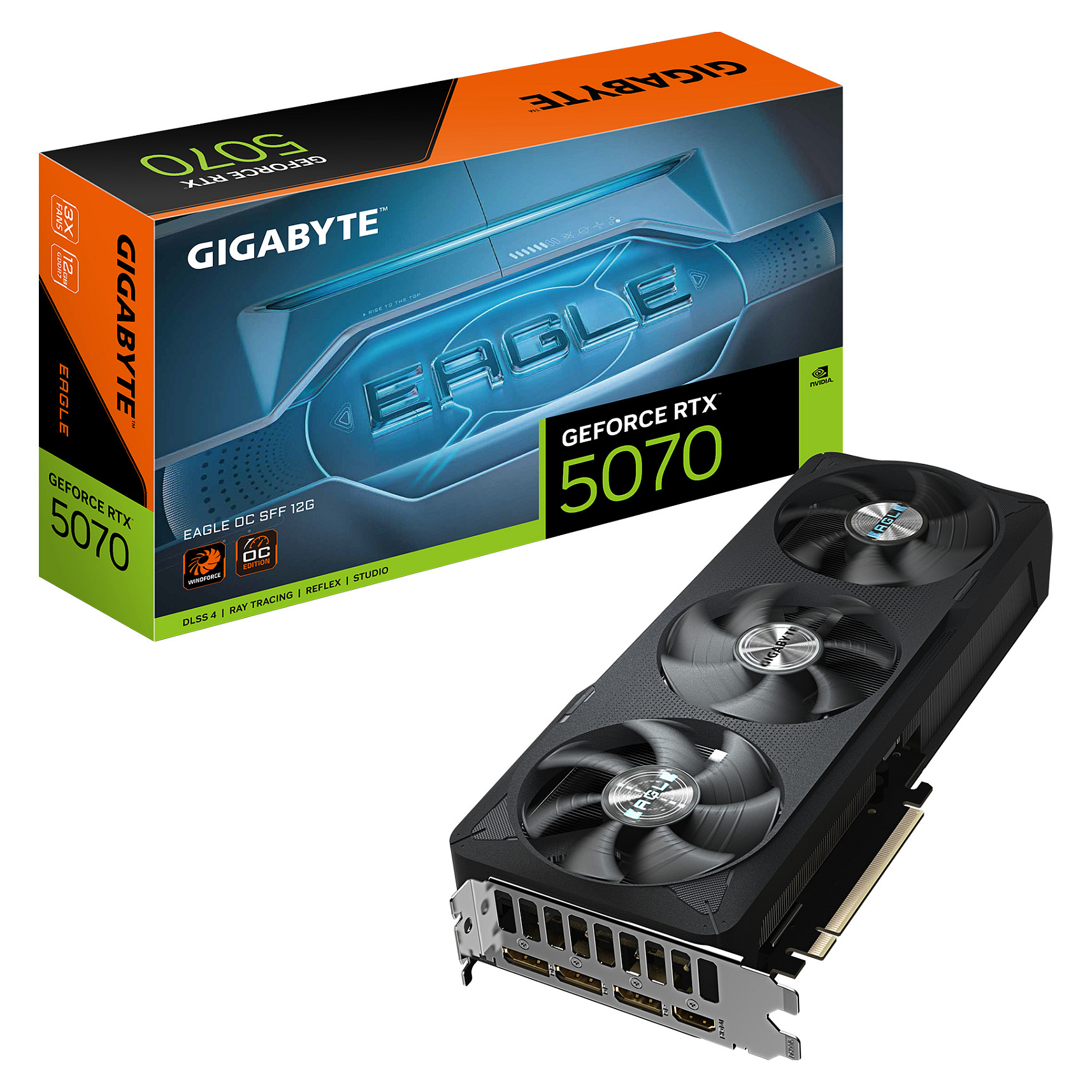 Kartelë Grafike RTX 5070 12GB Gigabyte Eagle OC SFF GDDR7 - 1