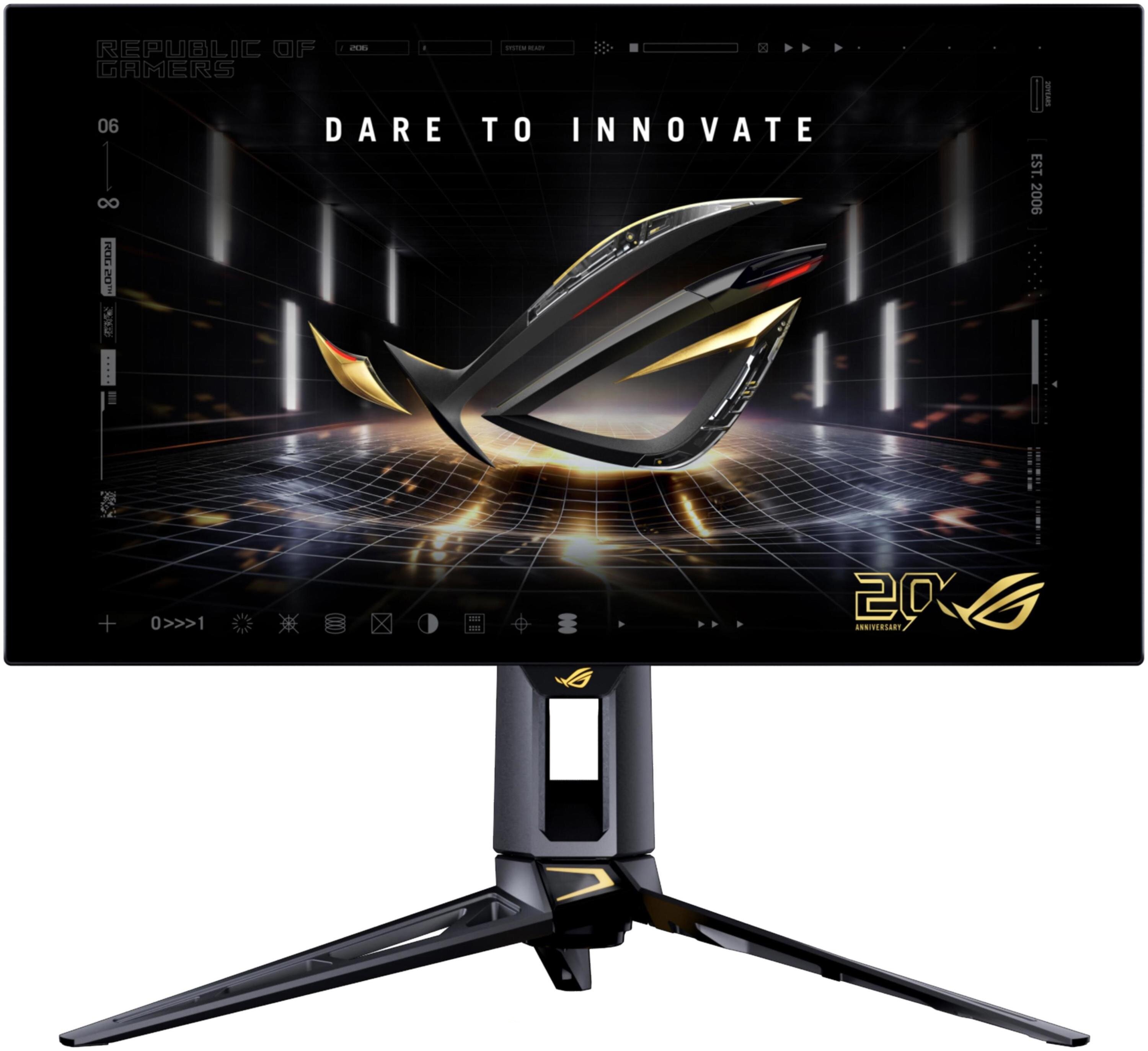 Monitor Gaming ASUS ROG Swift OLED PG27AQWP-G Edition 20 / 26.5" / WOLED WQHD / 540Hz / 0.02ms / HDMI+DisplayPort - Zezë