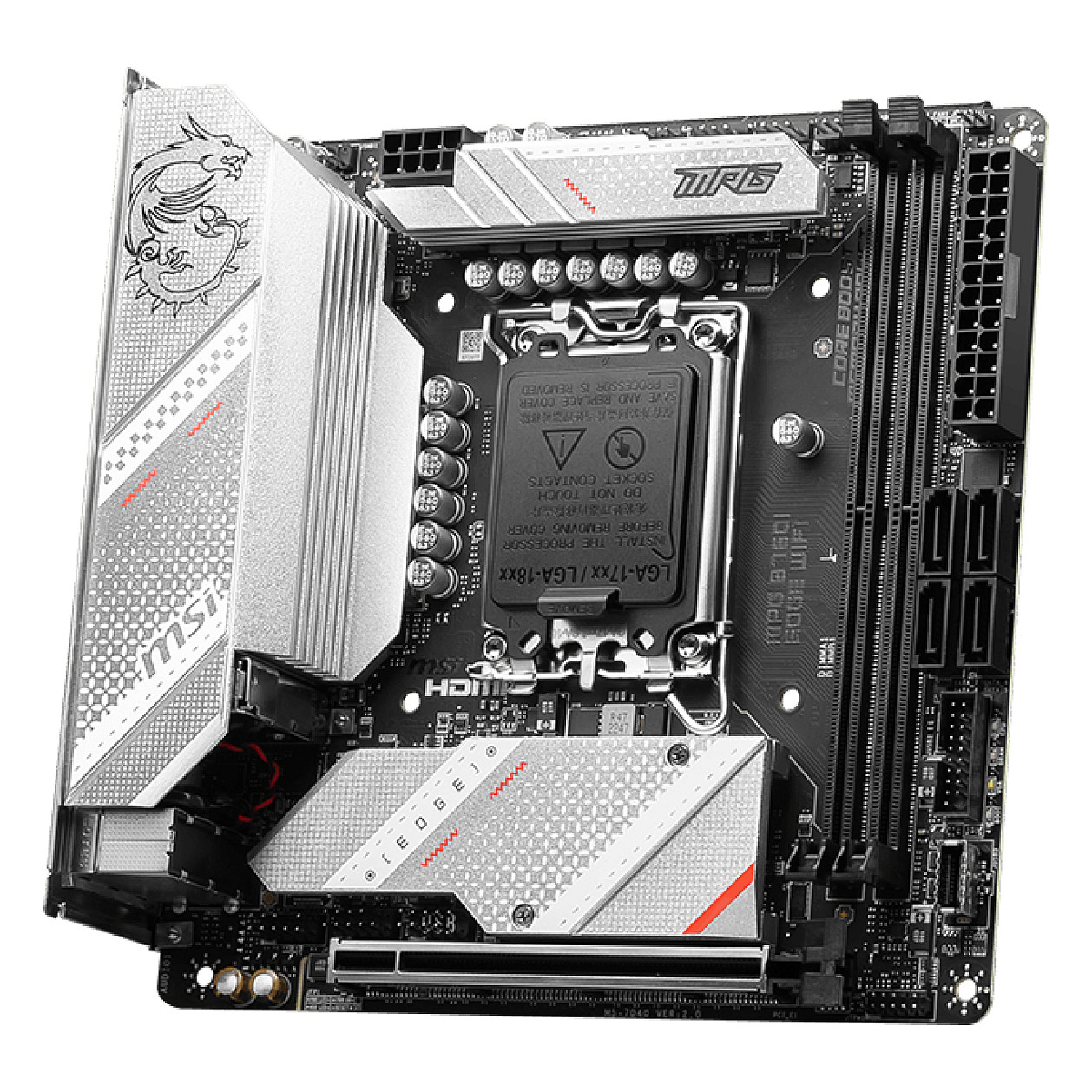 Pllakë Amë MB Intel MSI MPG B760I Edge / LGA 1700 / DDR5 / mITX / HDMI+DP - 3