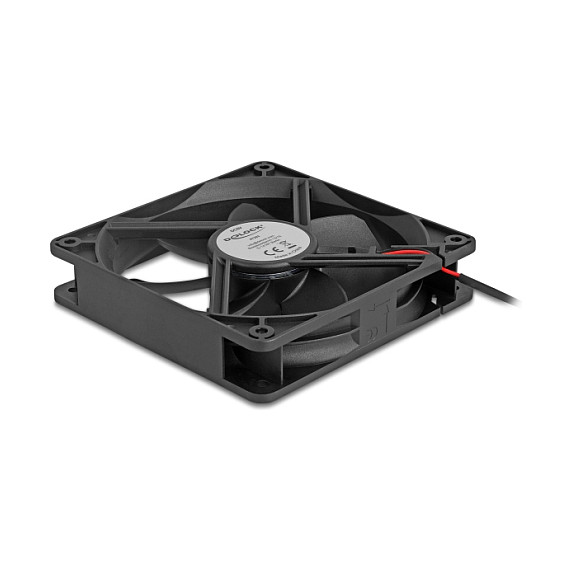 Ftohës për Kasë DeLOCK 67292 / 120mm / 2000 RPM – Zezë - 2
