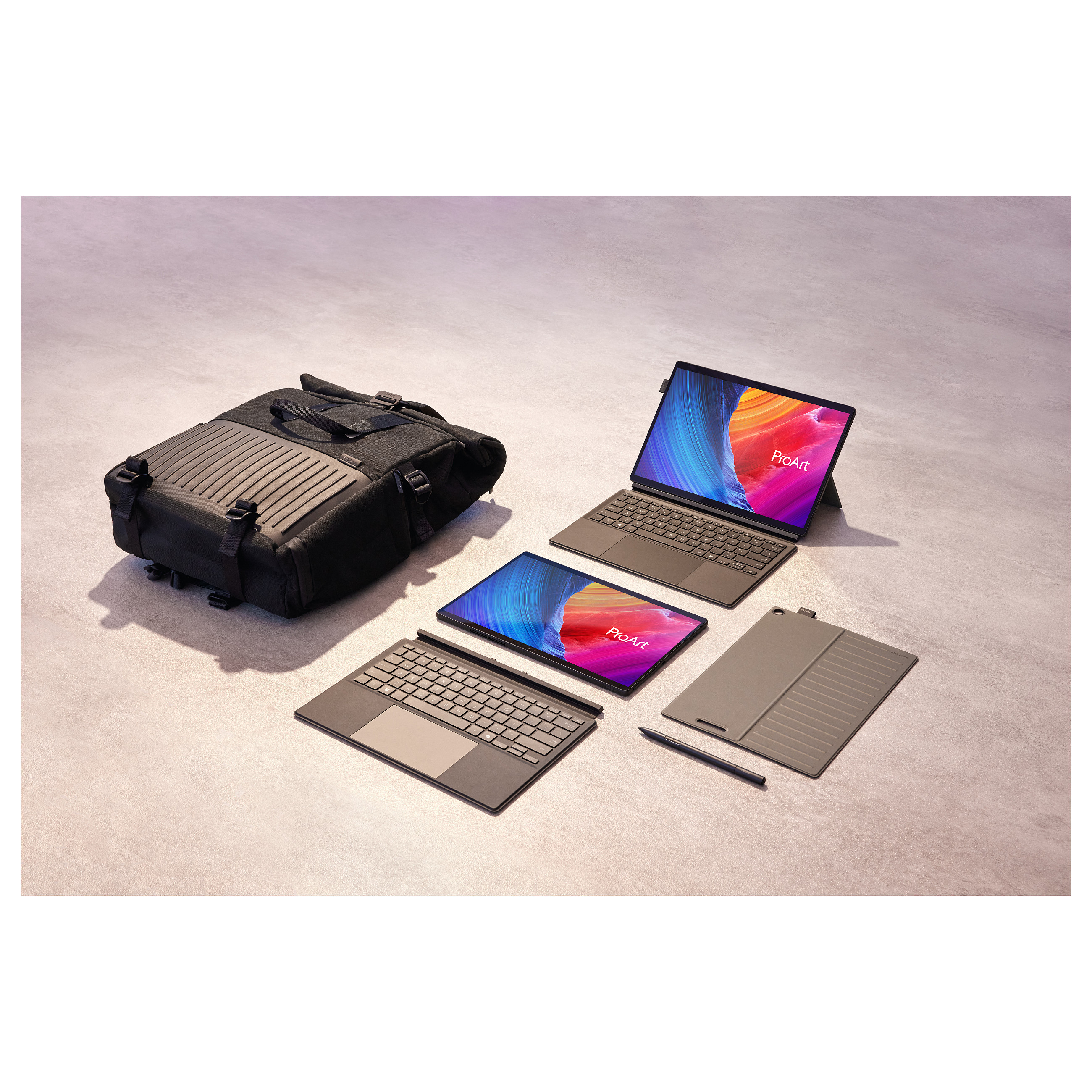 Çantë ASUS ProArt PP4600 / 16" / Roll-Top / Water-Repellent / Polyester - Zezë - 11
