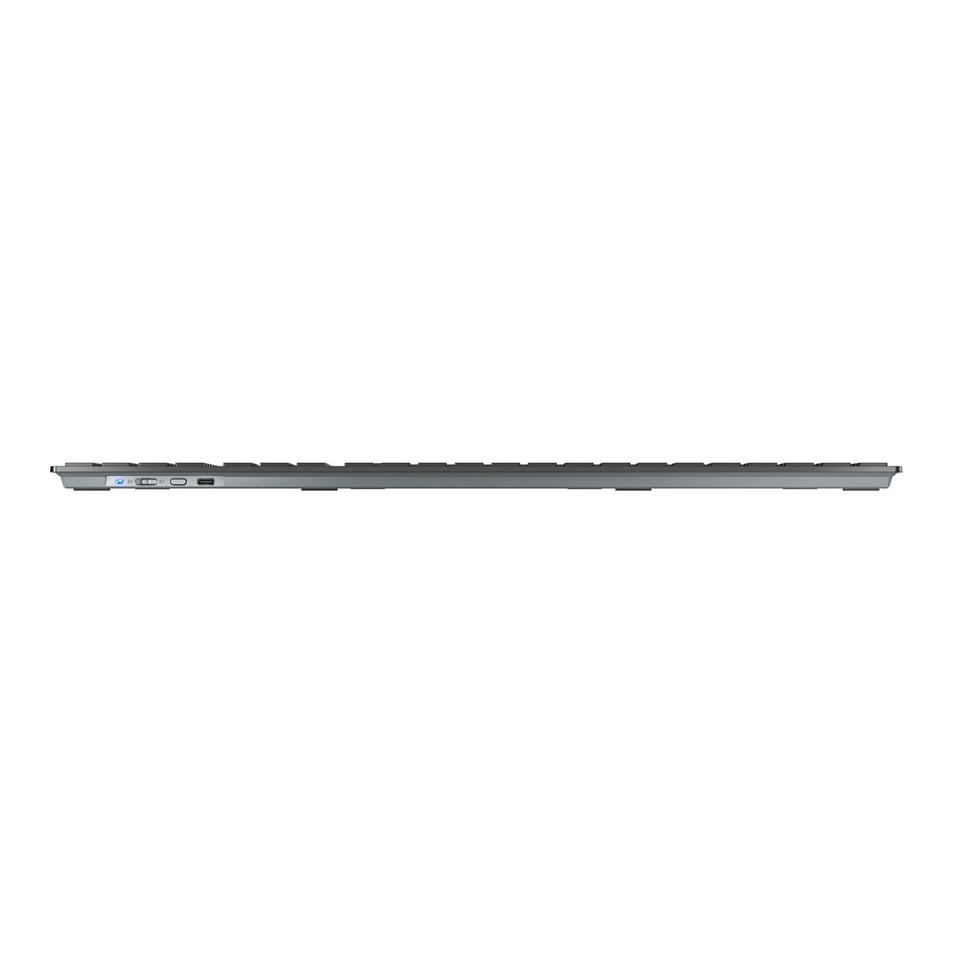 Tastierë pa kabllo CHERRY KW 9100 SLIM / AZERTY / 108 Taste / RF Wireless + Bluetooth - Zezë - 9