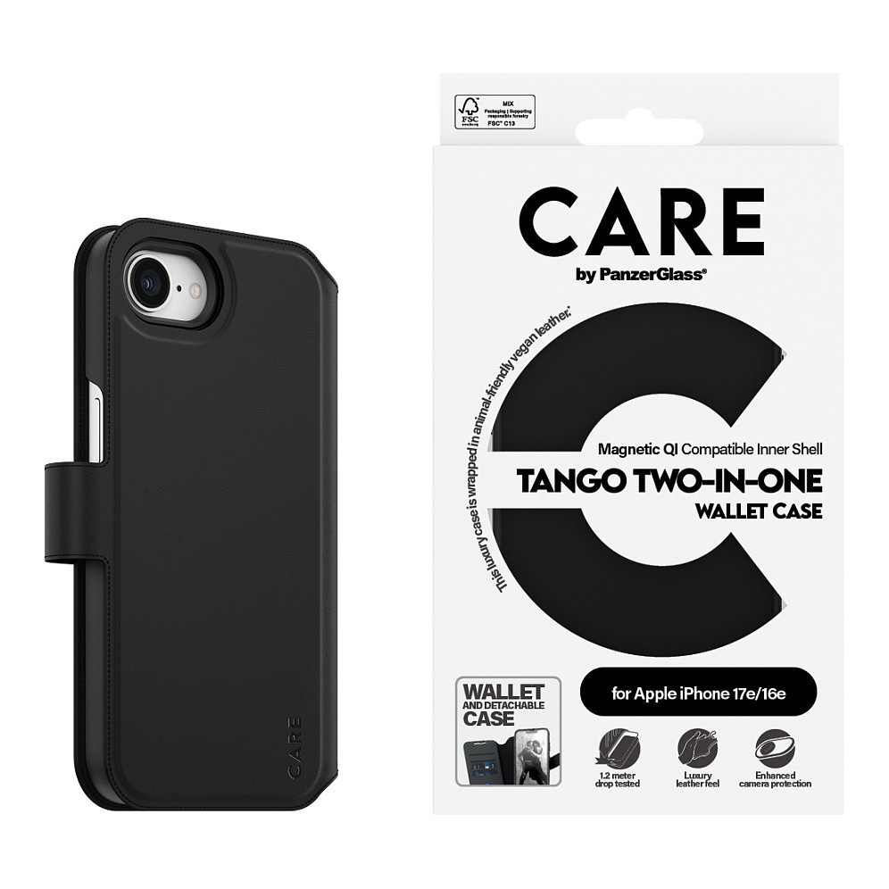 Aksesorë për telefon CARE / Case Feature Tango / 2-in-1 Wallet / iPhone 16e - 3