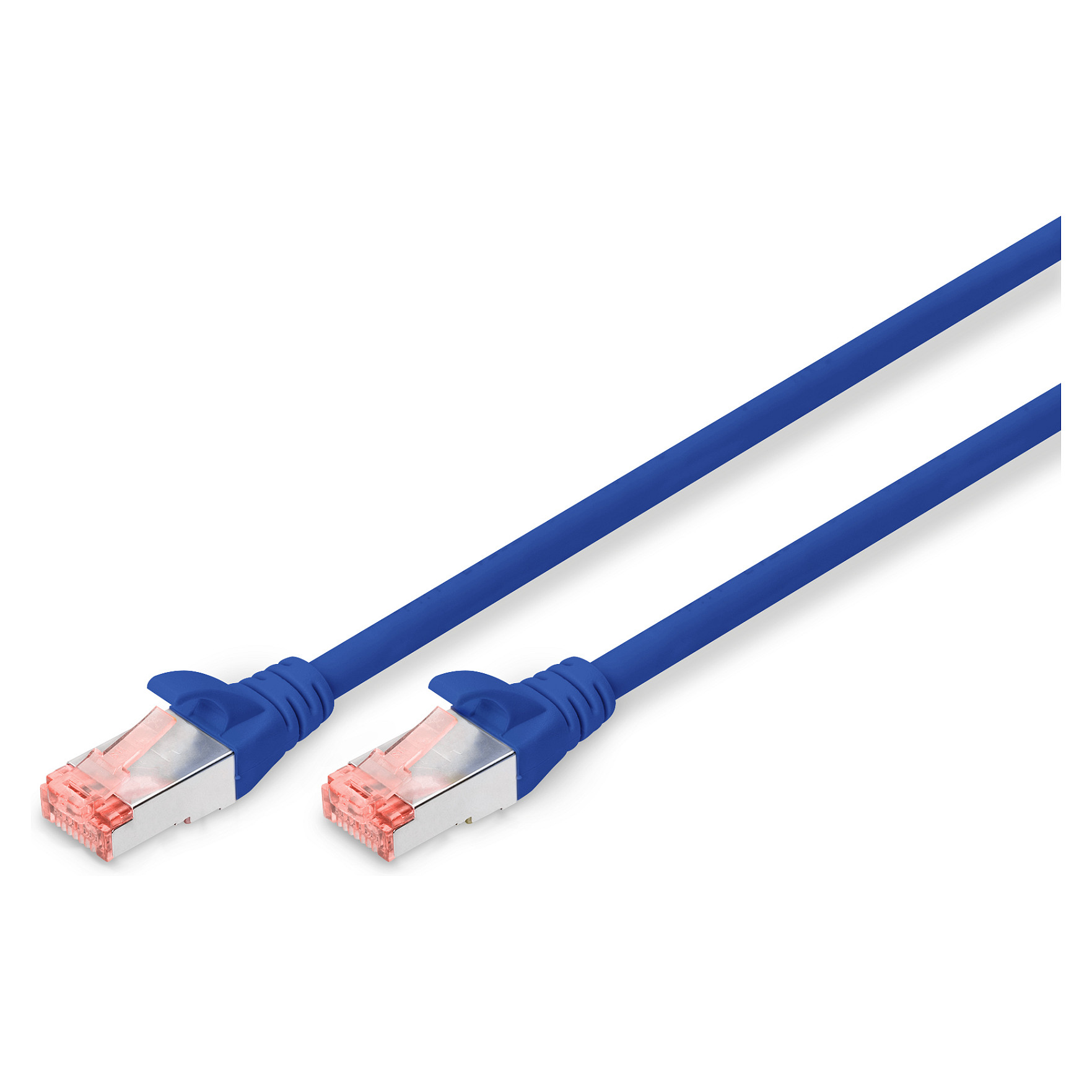 Kabllo për Rrjet DIGITUS DK-1644-010/B / Cat 6 / S/FTP / RJ-45 / 250 MHz / 1m - Blu