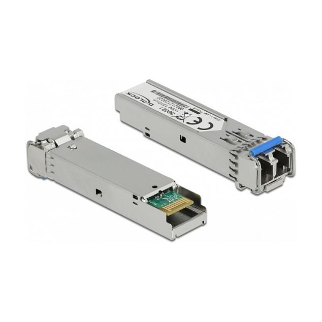 Transceiver SFP DeLOCK 86021, 100Mbps, 100BASE-FX, Single-Mode, 1310nm, LC Duplex, 20km - Argjend