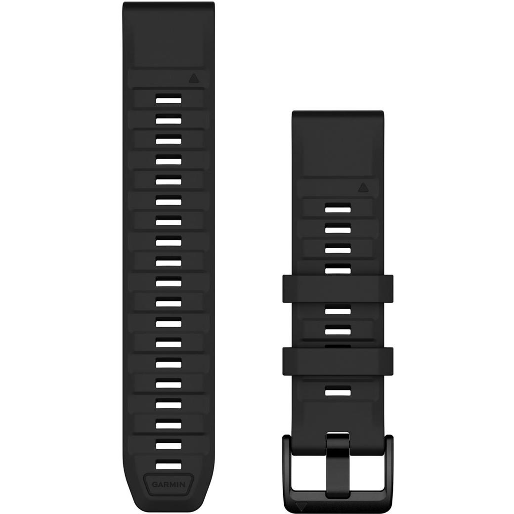 Rrip për Orë Garmin QuickFit / 22mm / Silikon / 125–208mm - Zezë