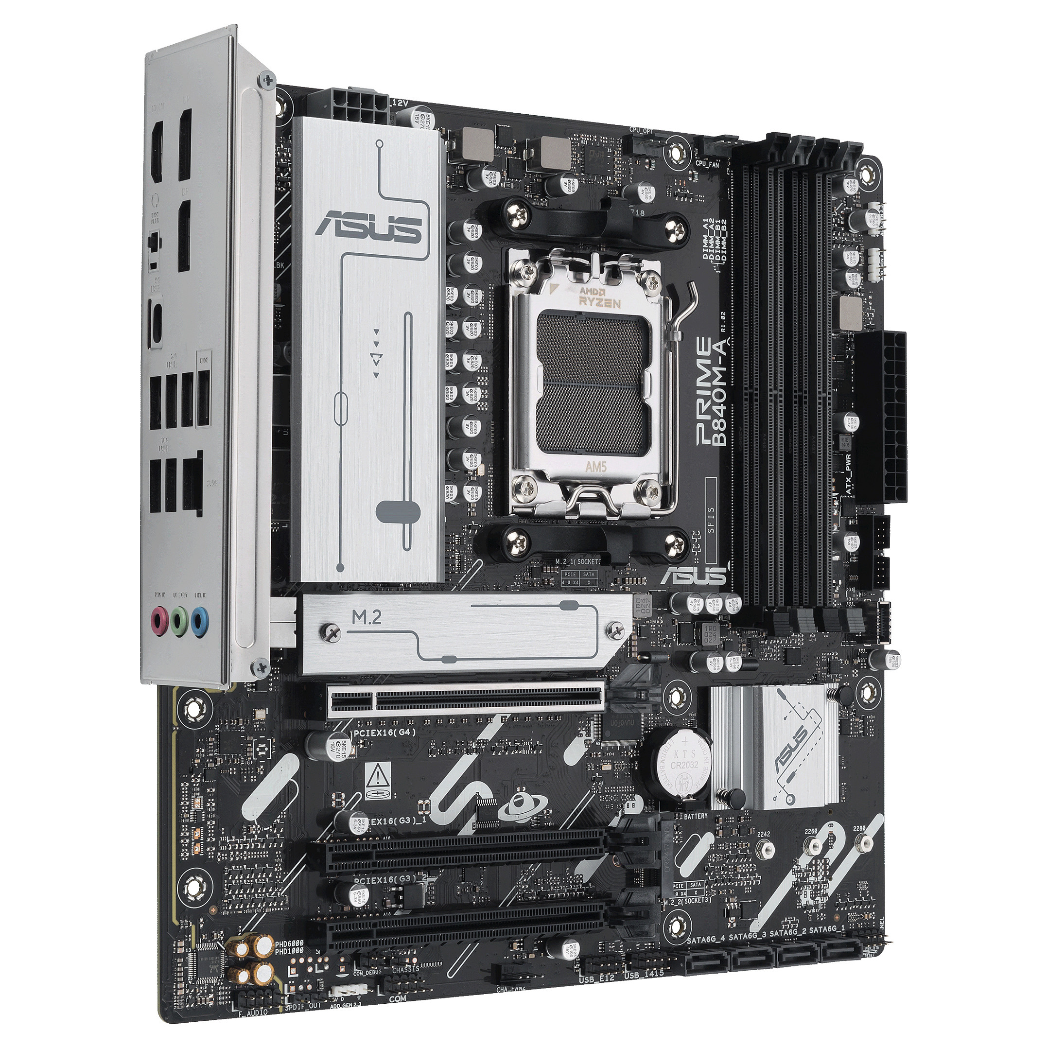 Pllakë Amë ASUS AMD PRIME B840M-A-CSM DDR5 mATX - 3