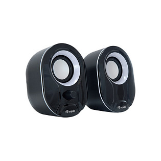 Altoparlantë Equip Compact USB-Powered Stereo Speakers For Laptop/PC - Zezë / Bardhë - 1