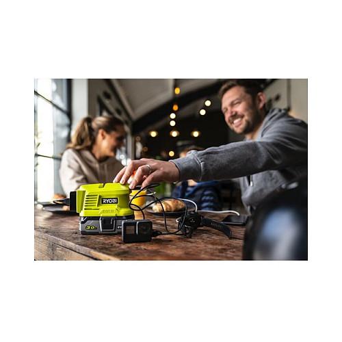Inverter Ryobi RY18BI150A-0, 18V, 150W, 1x AC, 2x USB-A - Verdhë - 3