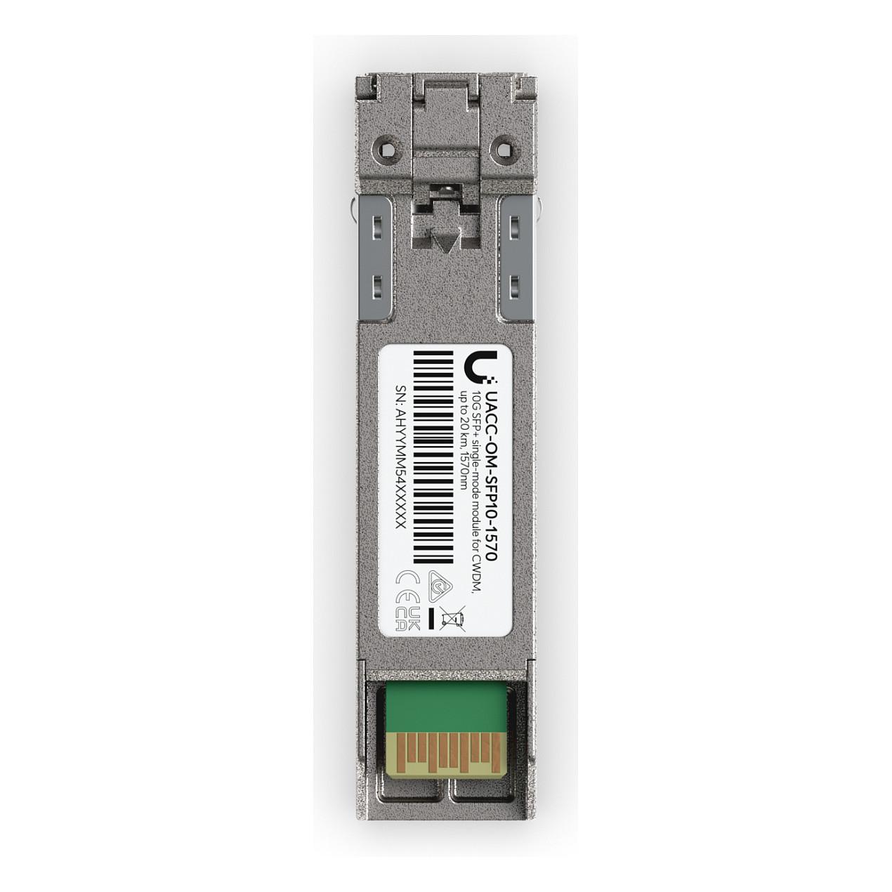 Transceiver Ubiquiti UACC-OM-SFP10-1570, SFP+, 10 Gbps, LC Duplex, 1570 nm, 20 km, Single-Mode - Argjend - 4
