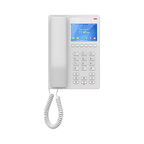 Telefon VoIP Grandstream GHP630W, Wi-Fi 6, 2 Linja SIP, Ekran 3.5", USB-C - Bardhë