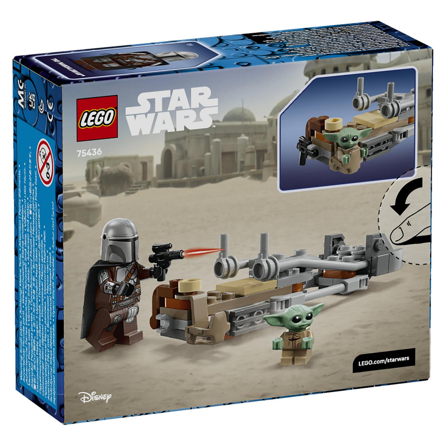LEGO Star Wars The Mandalorian & Grogu's Speeder Bike 75436 - 12