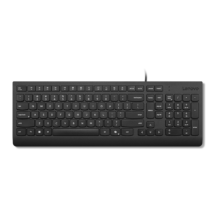 Tastierë me kabllo Lenovo Essential / German Layout - Zezë - 1