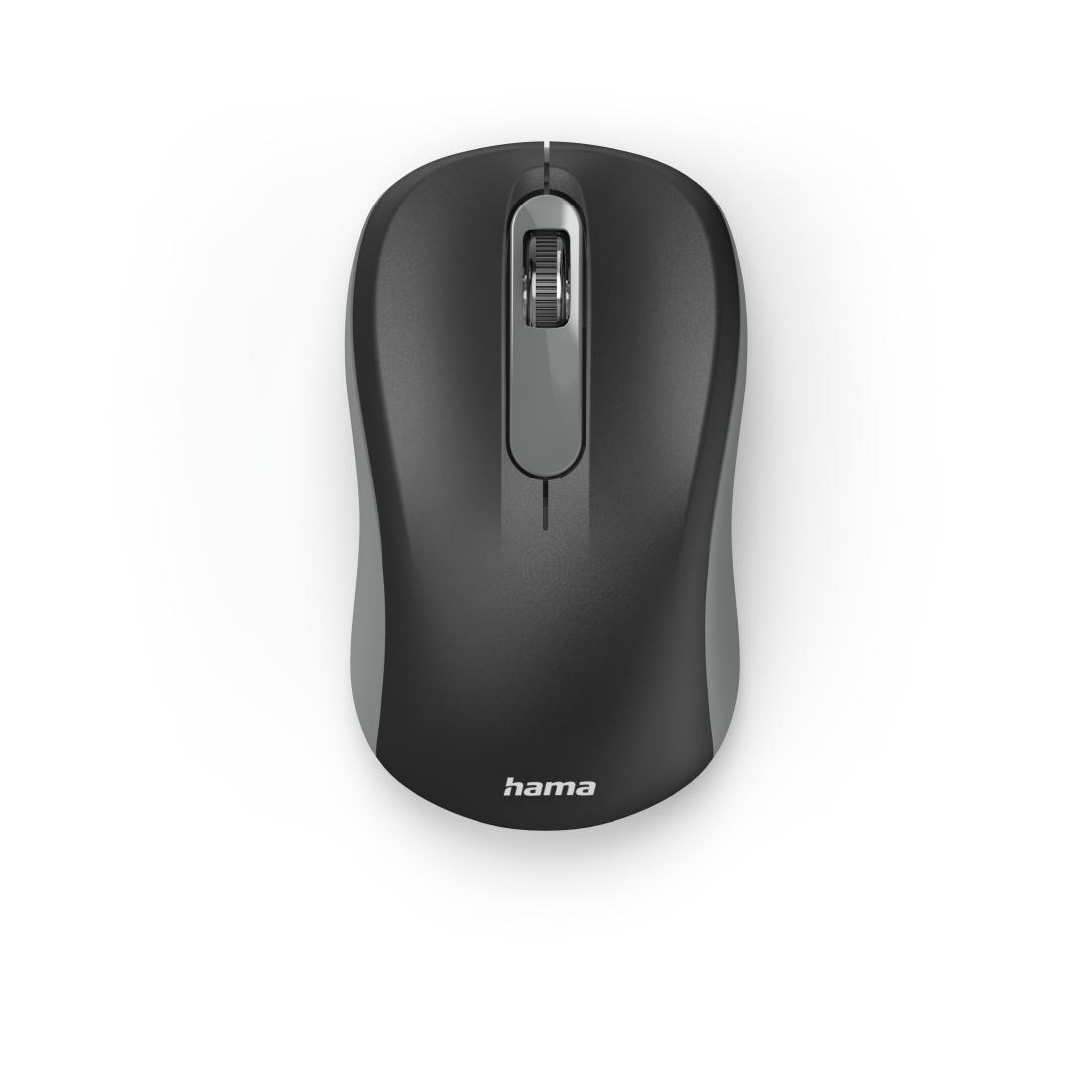 Maus Hama AMW-200 / 134960 / Optical / 1600 DPI / 3 Butona / Wireless – Gri e errët/Zezë