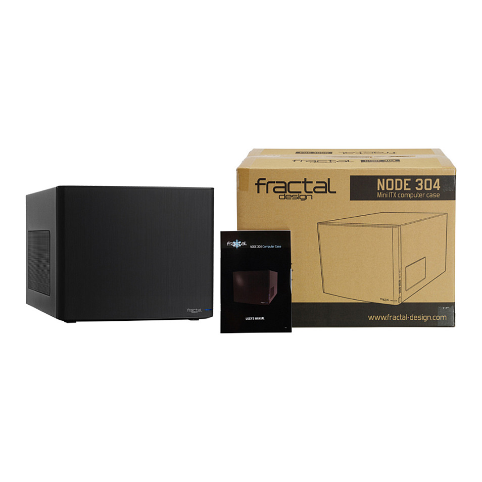 Kasë ITX Fractal Design Node 304 – Zezë - 14