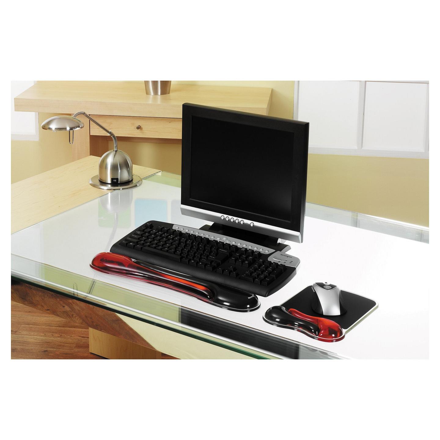 Mauspad Kensington 62402 / Duo Gel / Mbështetëse për kyçin e dorës / 240 × 182 × 25 mm – Zezë/Kuqe - 7
