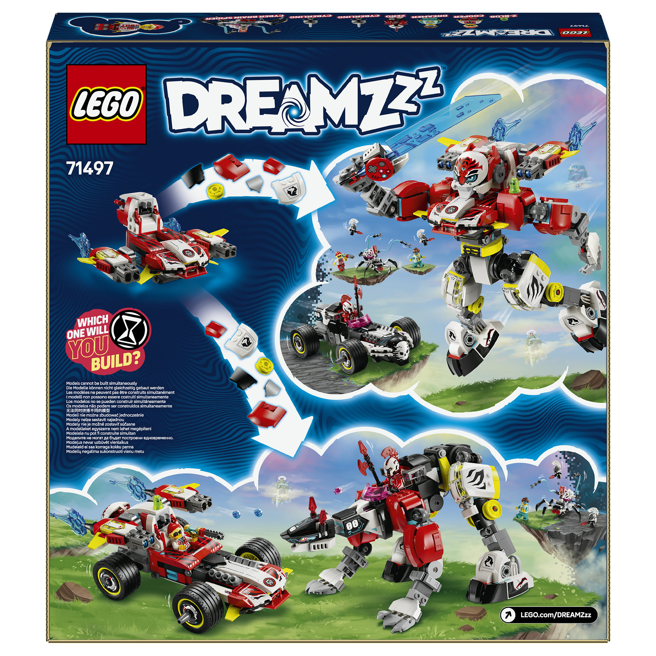 LEGO 71497 DREAMZzz Cooper's Tiger Mech & Zero's Hot Rod Car - 25
