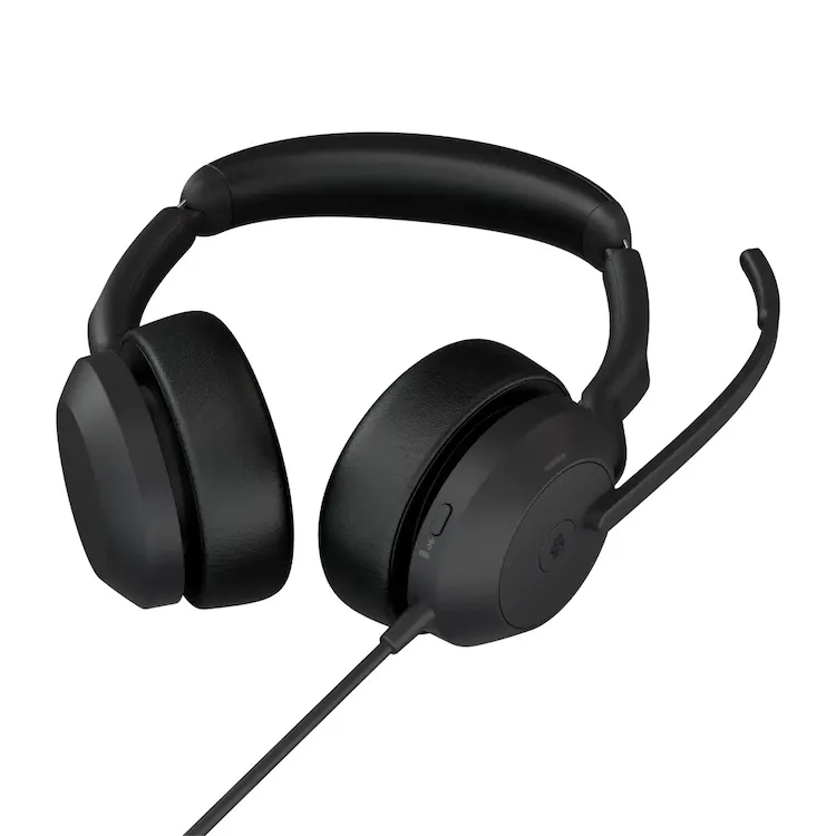 Kufje me kabllo Jabra Evolve2 50 / USB-C / USB-A / Bluetooth / Business Headset / 4 Mikrofona – Zezë - 3
