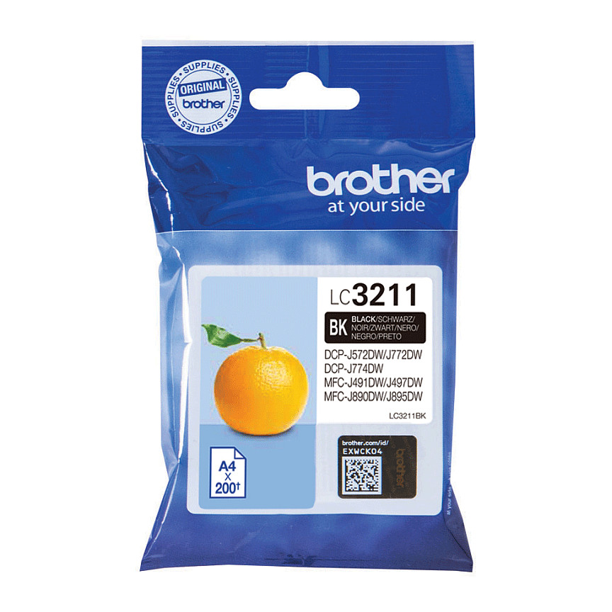 INK Brother Original Cartridge LC-3211 BK / up to 200 Pages (ISO/IEC 24711) - Zezë - 1
