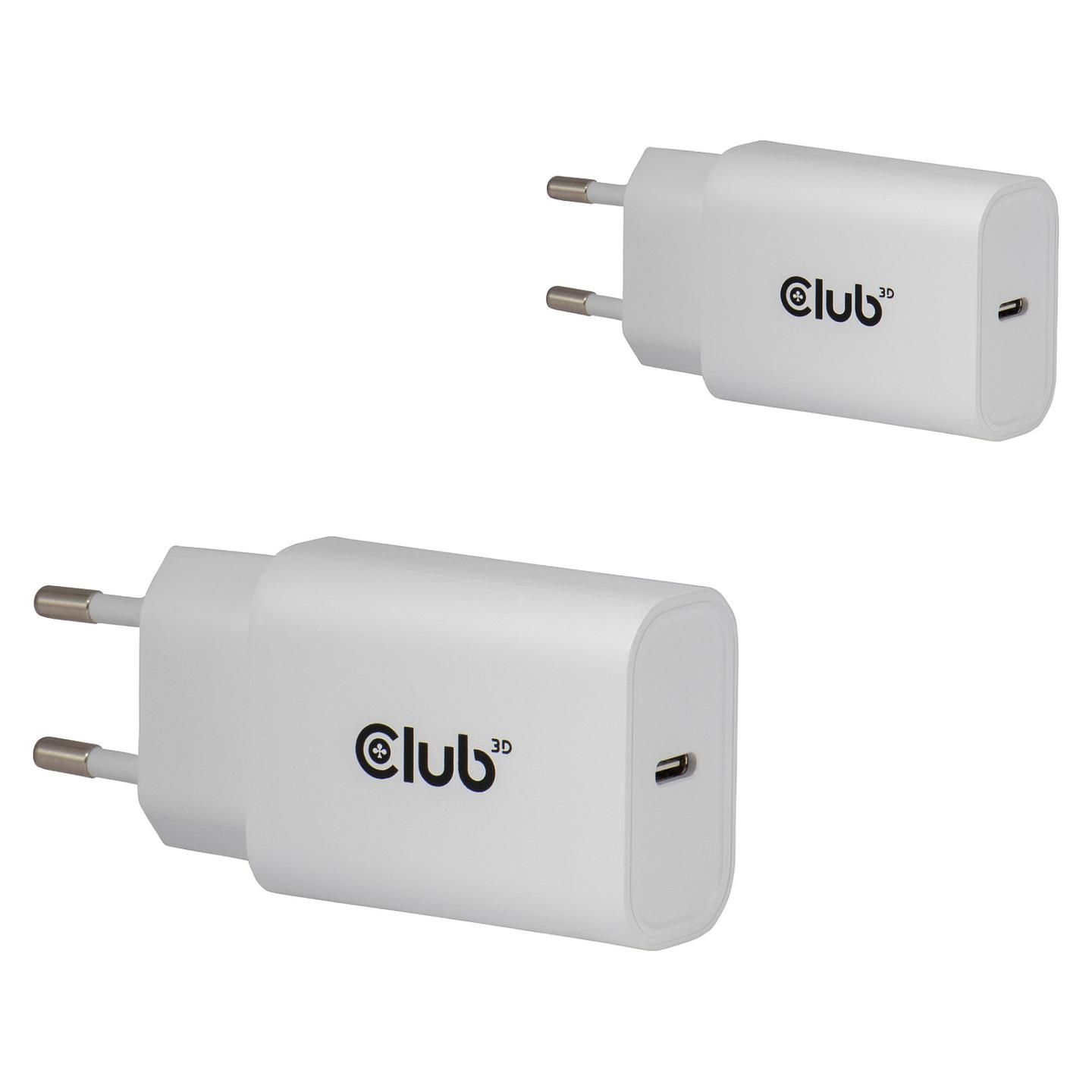 Karikues Club 3D CAC-3020 / 30W / 1x USB-C / PD 3.0 / 2-Pack - Bardhë