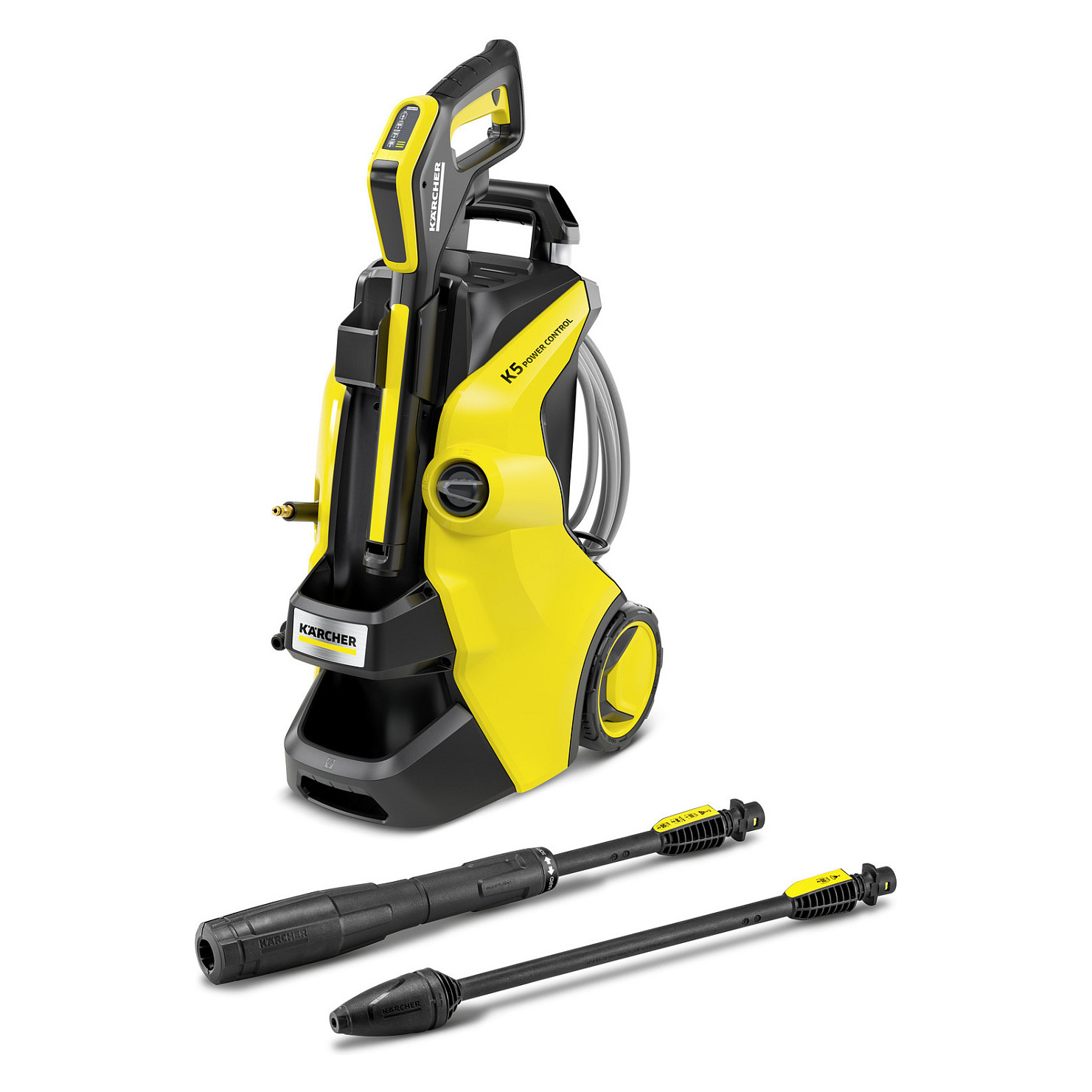 Pastrues me presion Kärcher K 5 Power Control Flex / 2100W / 145bar / 500L/h / 40m²/h / 10m / Power Control / G 160 Q – Verdhë/Zezë - 2