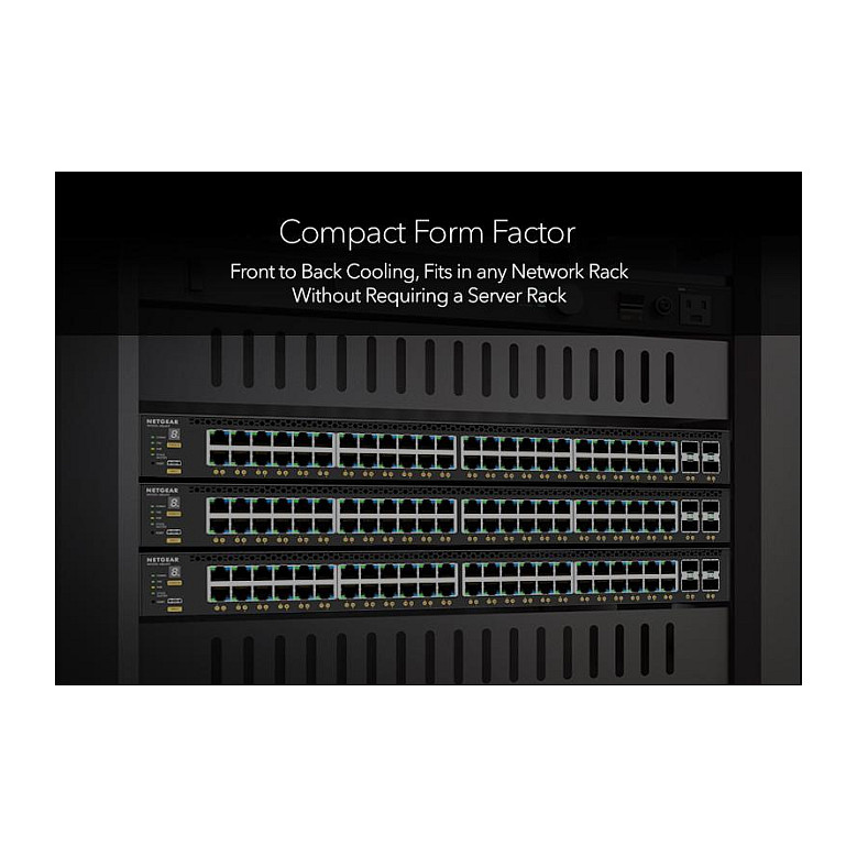 NETGEAR Switch 52-Port M4350-48G4XF 48x GE PoE+ 4x SFP+ - 11