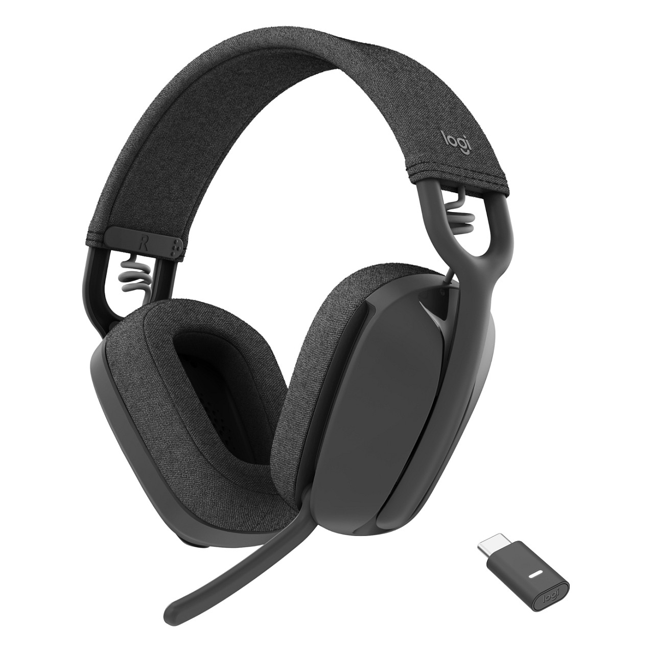 Kufje pa Kabllo Logitech Zone Vibe Wireless UC / UC MFI / EMEA‑914 – Gri e Errët - 1