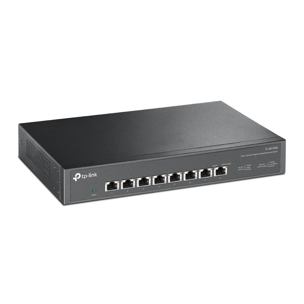 TP-Link TL-SX1008 / 8x 10G / 100M-1G-2.5G-5G-10G / 160 Gbps / 119 Mpps / RJ45 – Zezë - 3