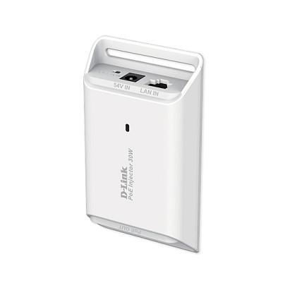 Injektor PoE+ D-Link DPE-301GI, Gigabit Ethernet, 802.3af/at, 30 W - Bardhë - 2