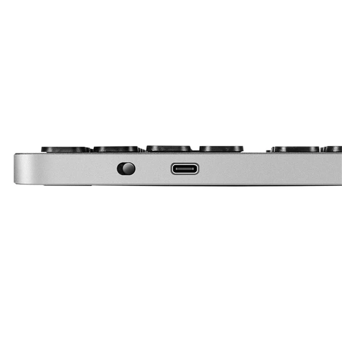 Tastierë Pa kabllo LogiLink ID0213 / Scissor Switch / Bluetooth / 2.4 GHz / 3 Pajisje / USB-C - Hiri - 2