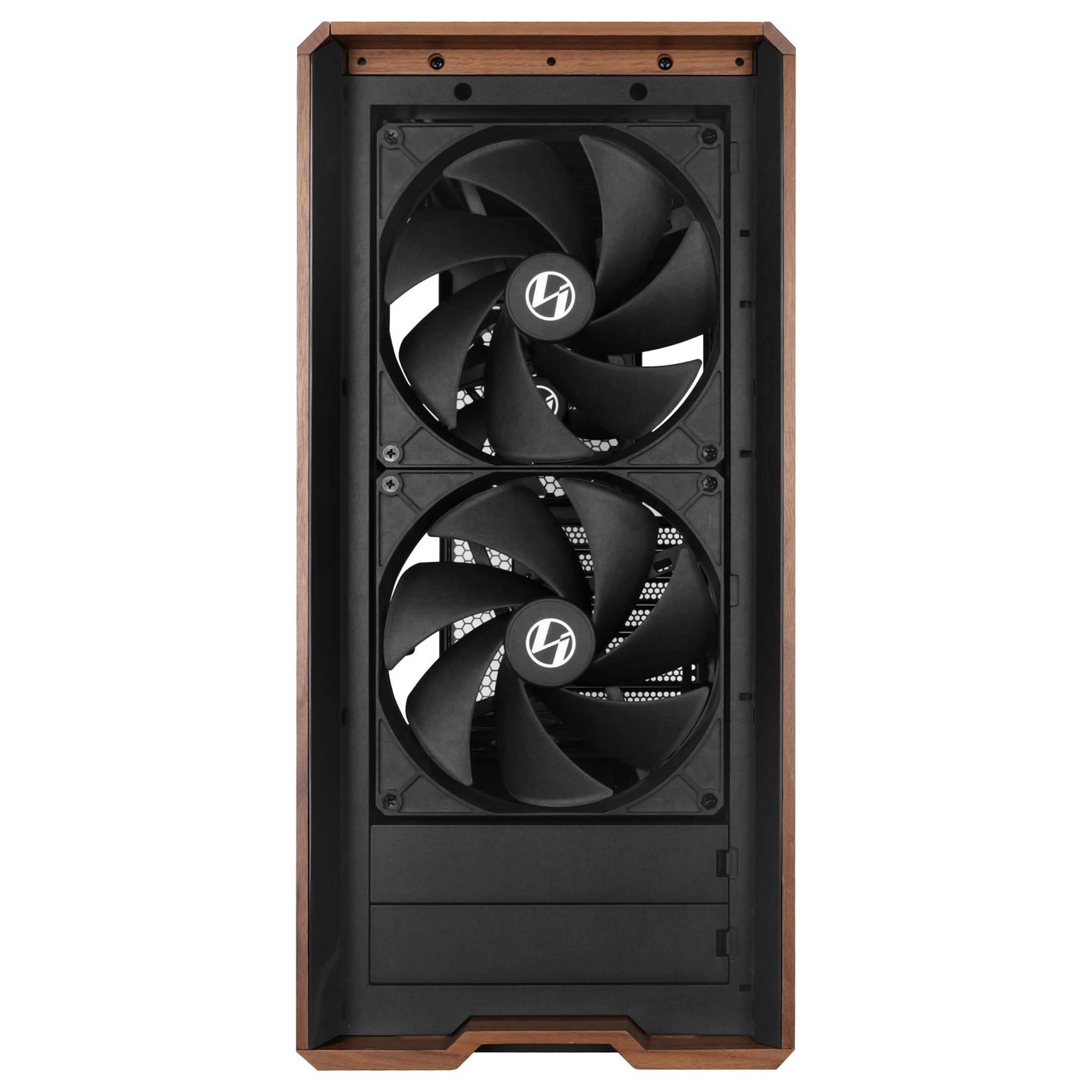 Kasë PC Lian Li LANCOOL 217 / Midi Tower / E-ATX / 2x 170mm + 1x 140mm Fan / Tempered Glass - Zezë - 3