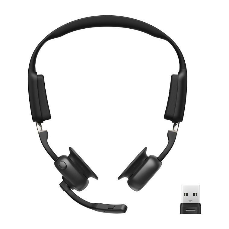 Kufje pa Kabllo Shokz C610-AA-BK / Bluetooth + USB / Open-Ear / Mikrofon – Zezë