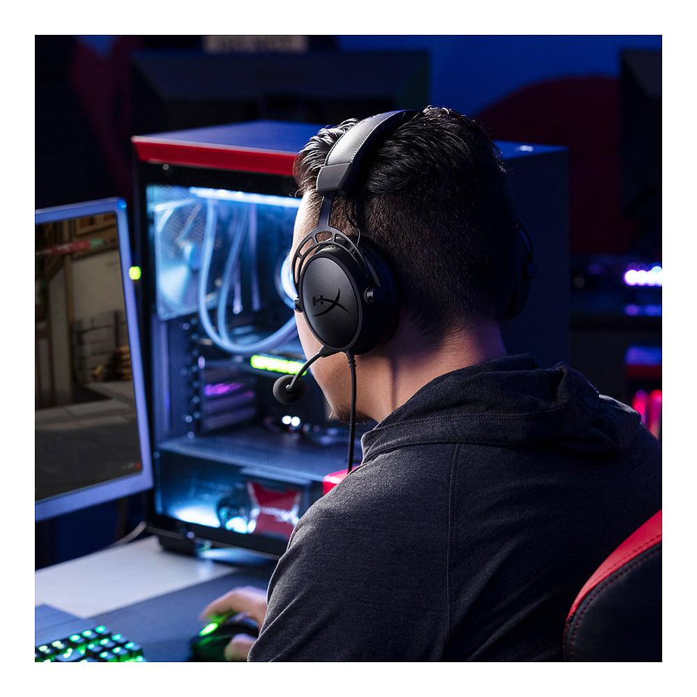 Kufje Gaming HyperX Cloud Alpha / Wired / 50mm / 3.5mm / Mikrofon i shkëputshëm / Noise Cancelling - Zezë/Kuqe - 11