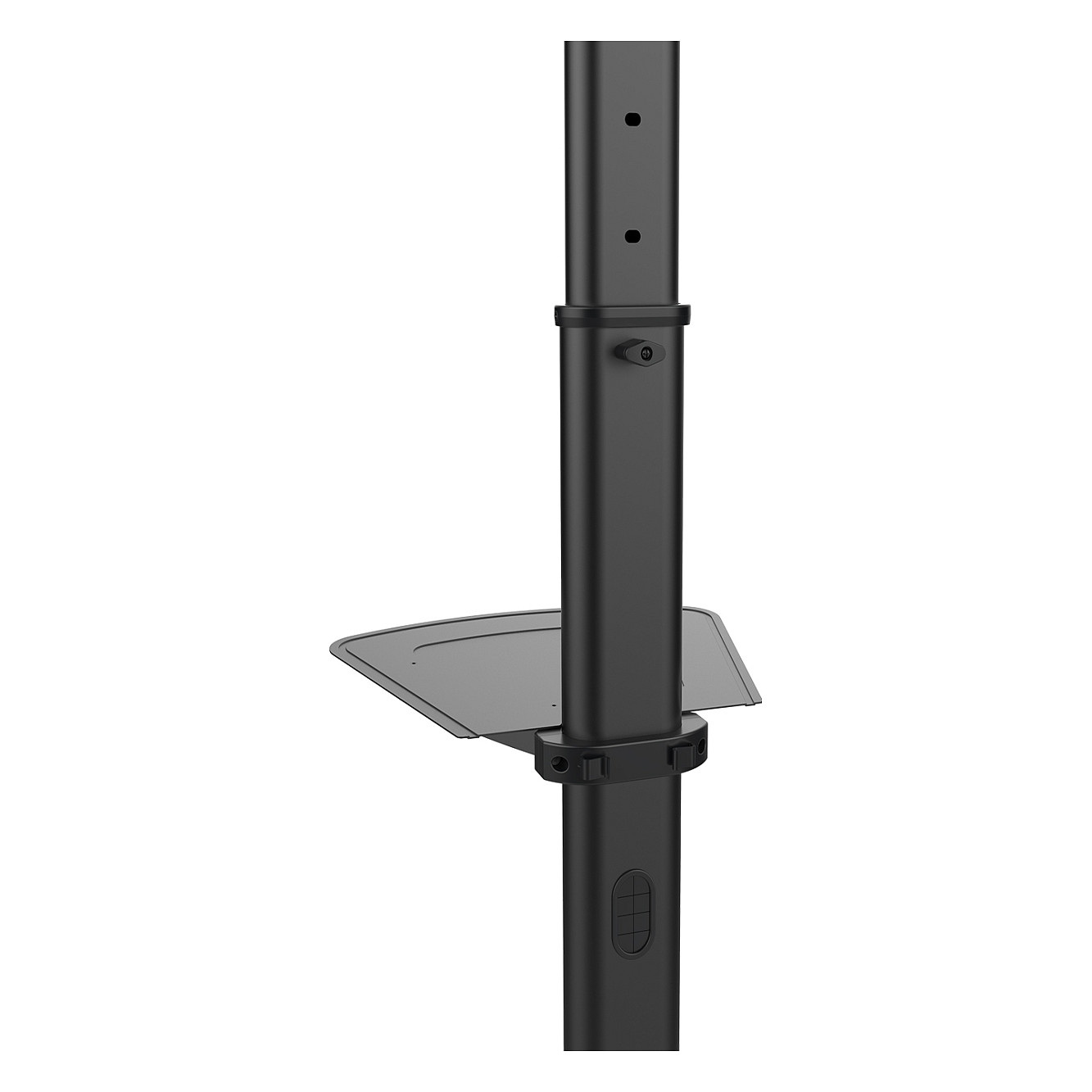 Mbajtëse për TV DIGITUS / 37″–70″ / deri në 50 kg / me Rrota / Lartësi të Rregullueshme / e Pjerrët - Zezë - 6