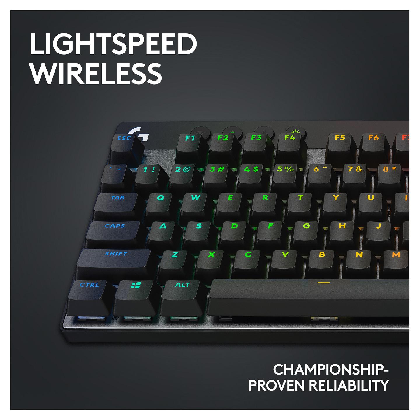 Tastierë Gaming Logitech G PRO X TKL LIGHTSPEED / TKL / Mekanike / Tactile Switches / QWERTZ / Wireless & Bluetooth / USB - Zezë - 9
