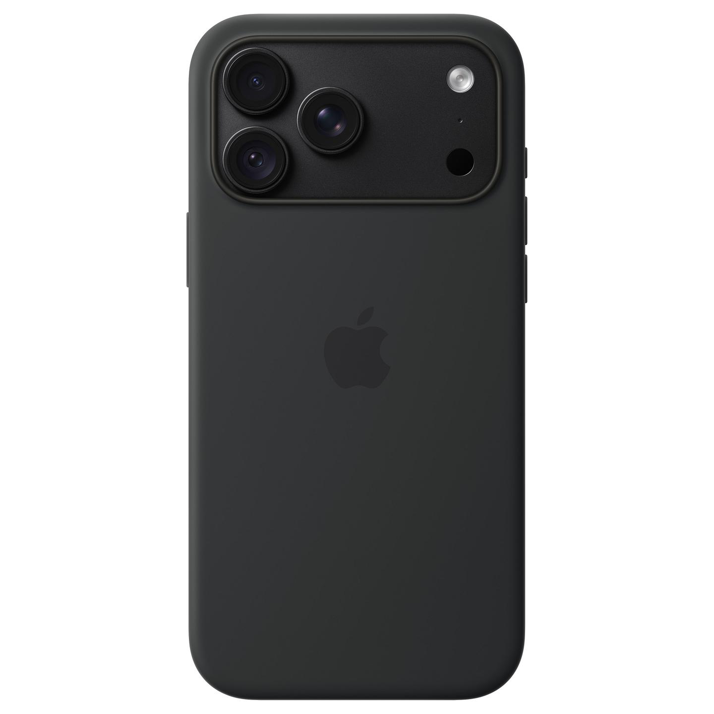 Case për Telefon Apple Silikon, MagSafe, iPhone 18 Pro Max - Black