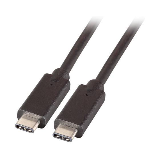 Kabllo USB EFB Elektronik K5283-3ASW.0,5 / USB-C në USB-C / USB 3.2 Gen 1 / 5 Gbit/s / 0.5m - Zezë