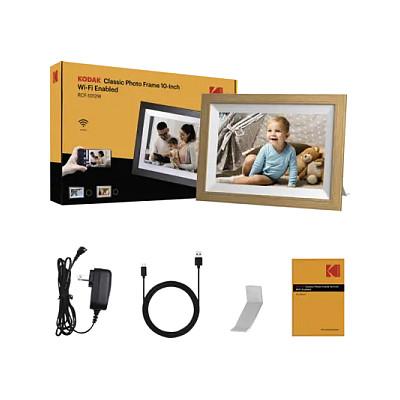 Kornizë digjitale për fotografi Kodak RCF-1012W, 10.1", LED, 1280 × 800, 32GB, Wi-Fi, SD, SDHC - Bardhë - 3