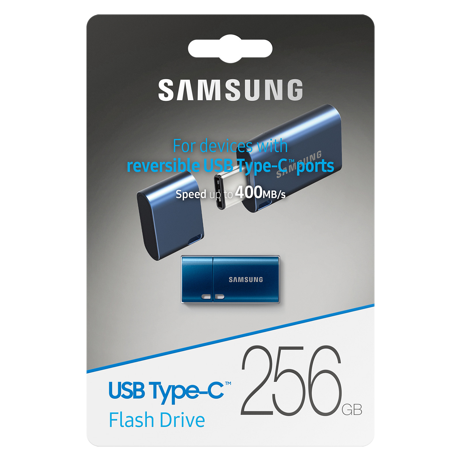 USB STICK 256GB USB 3.2 USB-C MUF 256DA, e kaltër - 9