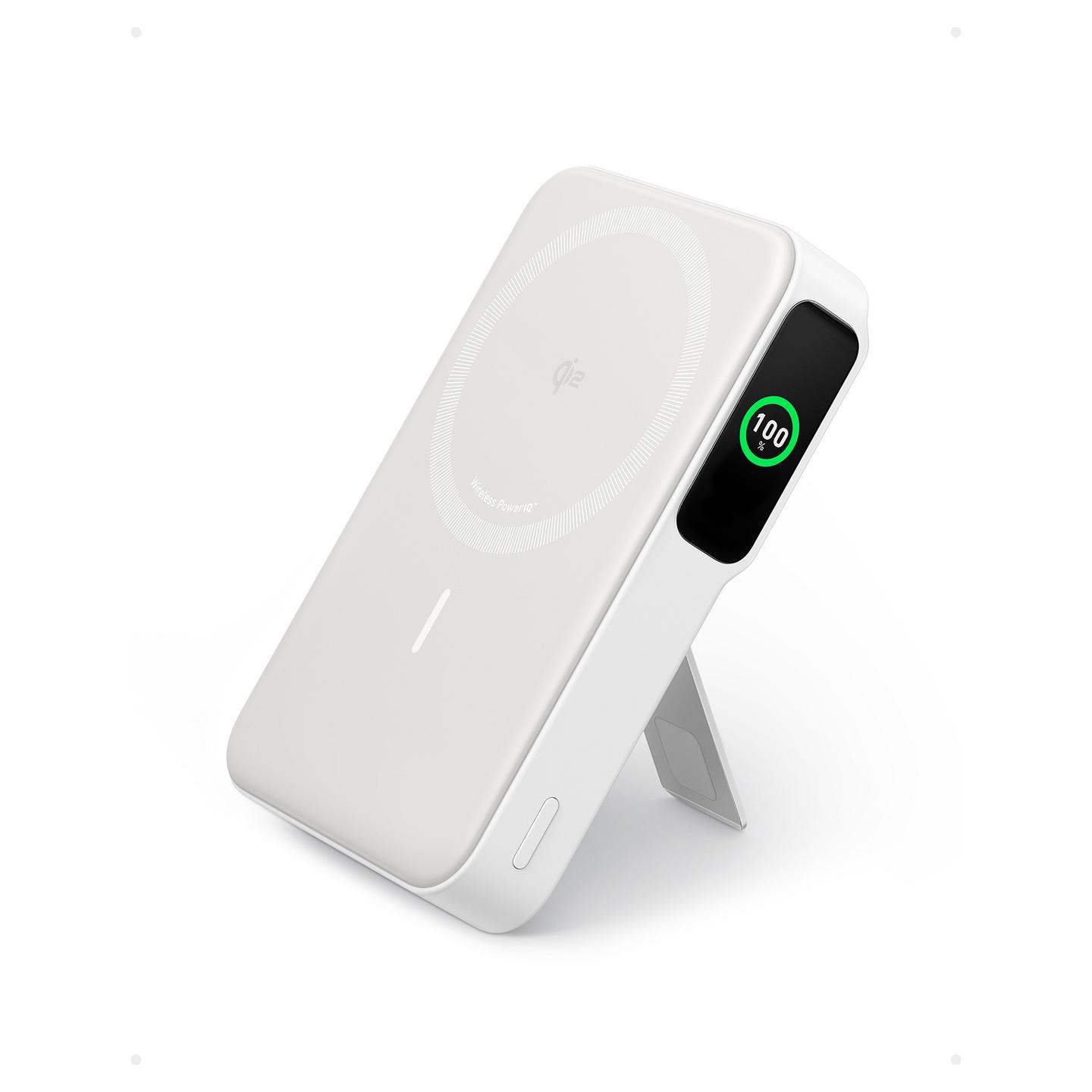 Powerbank Anker 633 MagGo A1654G21 / 10.000mAh / 15W / Qi2 / MagSafe Compatible / USB-C / 27W / Foldable Stand - Bardhë