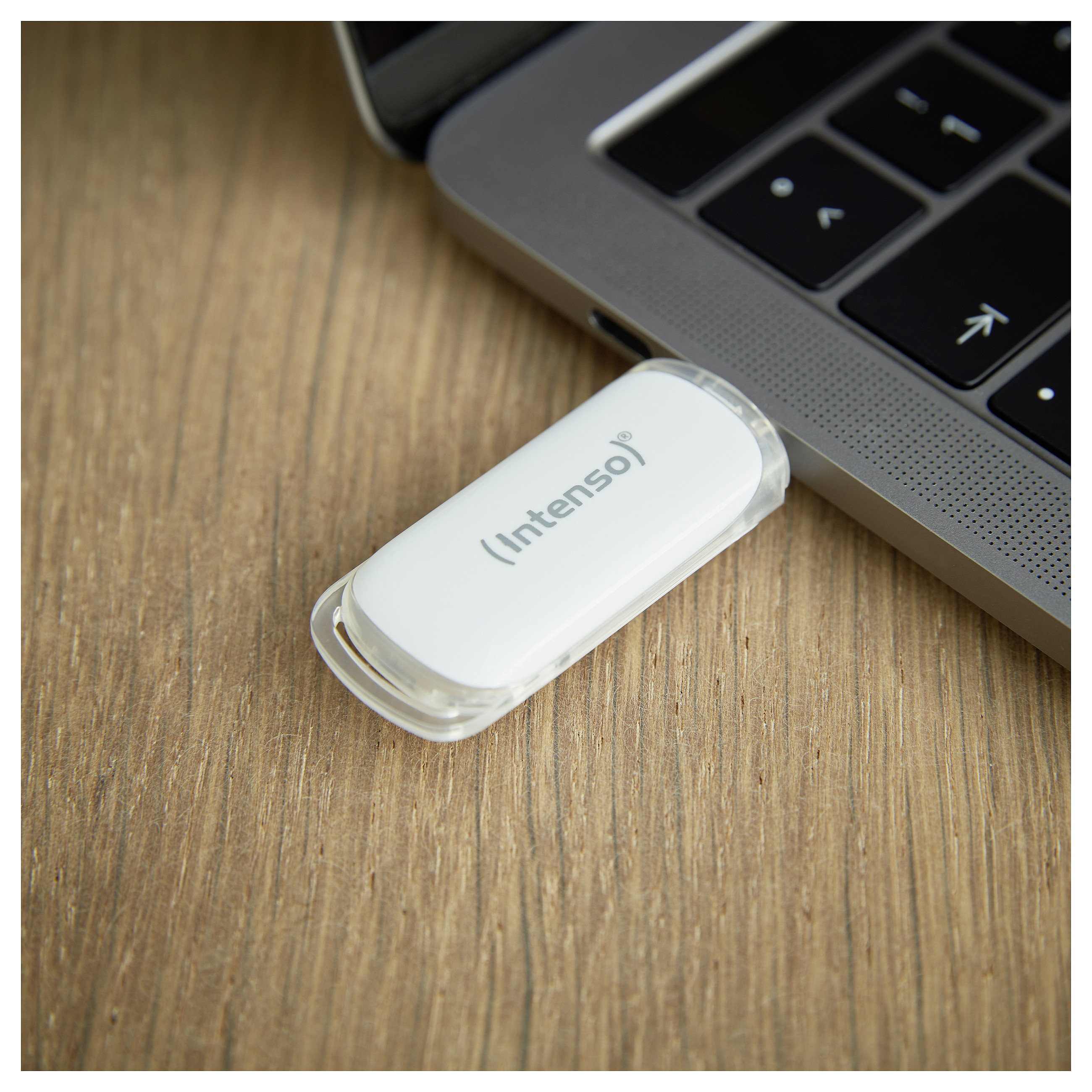 USB Flash Drive STICK Intenso Flash Line 64 GB - e bardhë - 3
