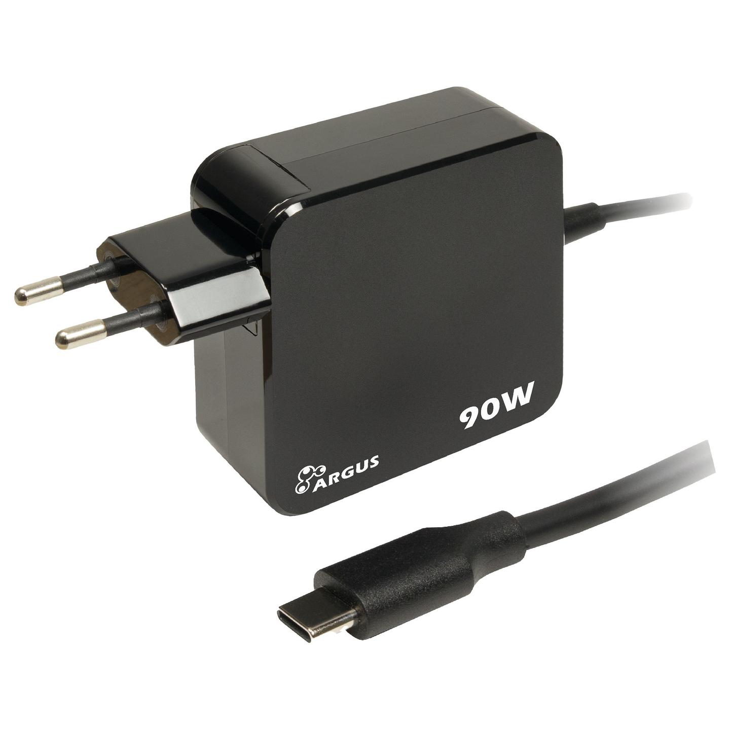 Karikues Inter-Tech PD-2090 / 90W / USB-C / PD 2.0/3.0 / 5V–20V / 4x Adapter DC / 1.4m - Zezë - 2