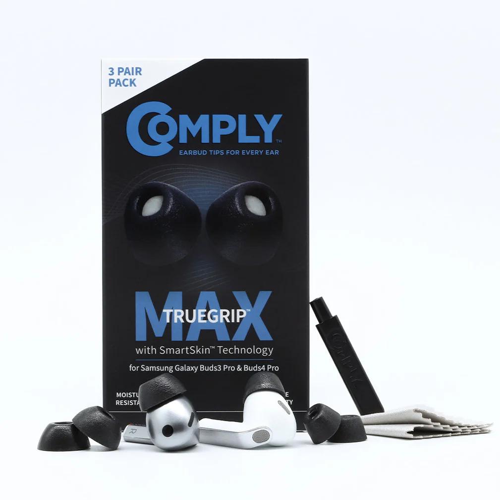 Aksesorë për Kufje Comply MAX për Samsung Galaxy Buds3 Pro, 1 Palë, Madhësia L - Zezë - 1