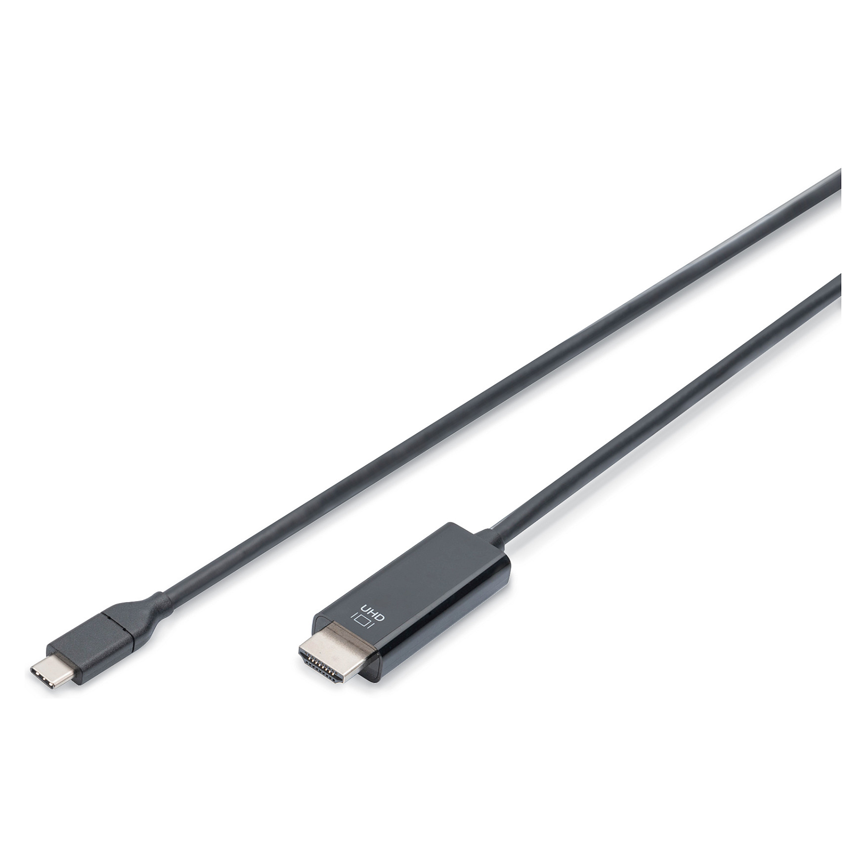 Kabllo USB  DIGITUS USB-C Adapter Cable Type C–HDMI A 4K M/M 2.0m  - Zezë - 1