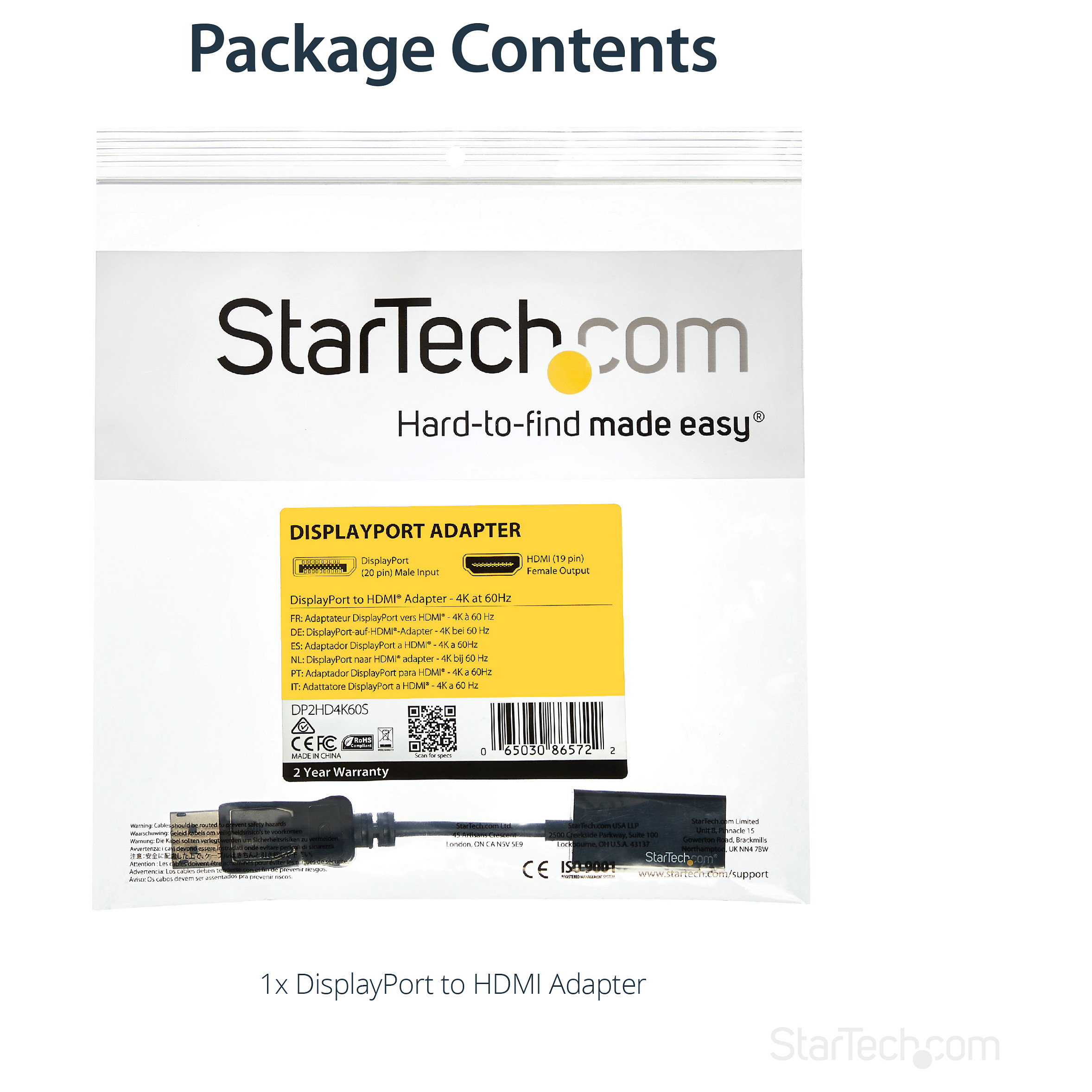 DISPLAYPORT TO HDMI - 4K 60HZ - 13
