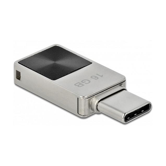 USB Flash Drive DeLOCK 54082 / 16GB / USB 3.2 Gen 1 / USB-C / 120MB/s - Argjend