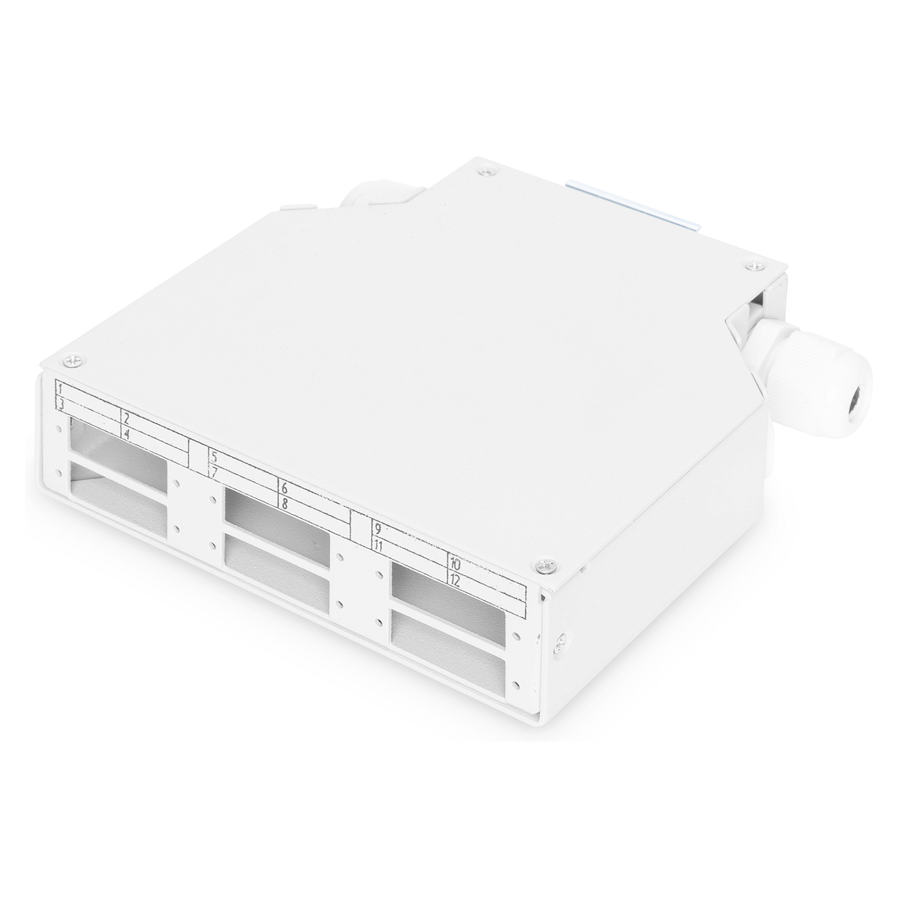 Aksesorë për Rrjet DIGITUS LWL DIN Rail Fiber Optic Distribution - 1