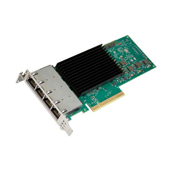 Kartë Zgjerimi Intel Ethernet Network Adapter E610-XT4, 4x RJ45, 10/5/2.5/1GbE, PCIe 4.0 x8 – Zezë/Gjelbër