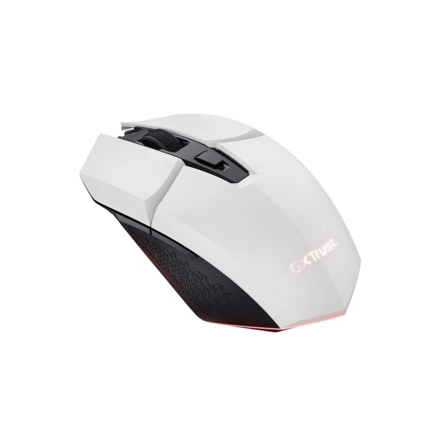 Maus Gaming Trust GXT 110 Felox, Wireless, 4800 DPI,  6 Butona - Bardhë - 3